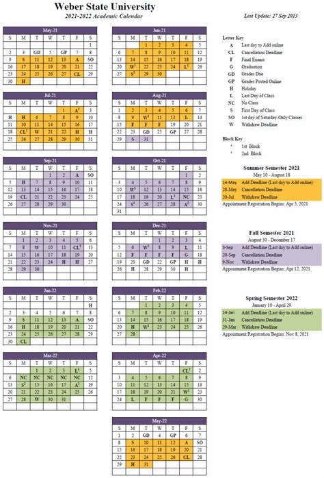Old Dominion University academic calendar