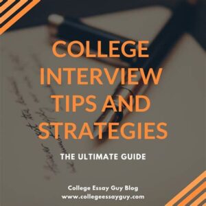 College interview tips