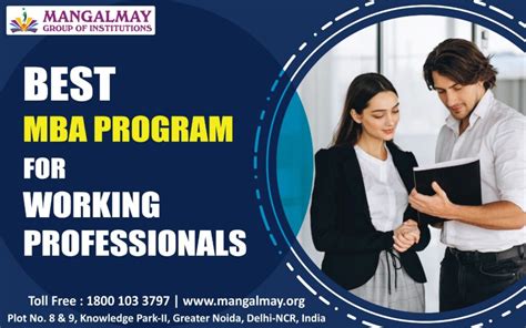 Best online MBA programs for working professionals