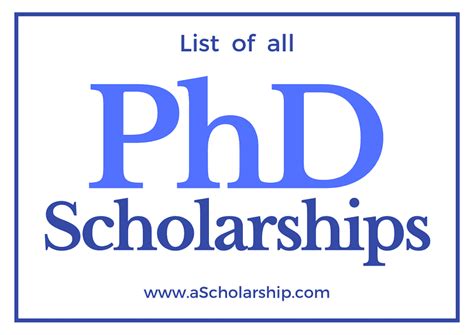 phd scholarships