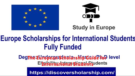 Scholarships for European students